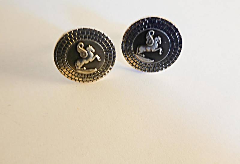 Einhorn Manschettenknöpfe Mid-Century Vintage Geschenk Für Ihn Seltene Einhörner Fantasy Freund Ehemann Geschenk, Herren von CuffsandBows