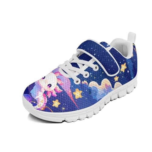 Cugasmaru Laufschuhe für Jungen und Mädchen, zum Reinschlüpfen, Tennisschuhe, Kinderschuhe, Axolotl Star, 13 Little Kid Cugasmaru Laufschuhe für Jungen und Mädchen, zum Reinschlüpfen, Tennisschuhe, Kinderschuhe, Axolotl Star, 13 Little Kid von Cugasmaru