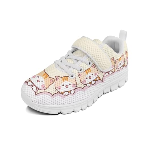 Cugasmaru Laufschuhe für Jungen und Mädchen, zum Reinschlüpfen, Tennisschuhe, Kinderschuhe, Cartoon-Katze, 2.5 Big Kid Cugasmaru Laufschuhe für Jungen und Mädchen, zum Reinschlüpfen, Tennisschuhe, Kinderschuhe, Cartoon-Katze, 2.5 Big Kid von Cugasmaru