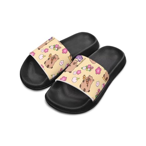 Cugasmaru Unisex-Slides für Mädchen und Jungen, bequeme Hausschuhe, rutschfest, Duschschuhe, modisch, dick, für drinnen und draußen, Geschenke, Capybara Adorable, 13 Little Kid Cugasmaru Unisex-Slides für Mädchen und Jungen, bequeme Hausschuhe, rutschfest, Duschschuhe, modisch, dick, für drinnen und draußen, Geschenke, Capybara Adorable, 13 Little Kid von Cugasmaru