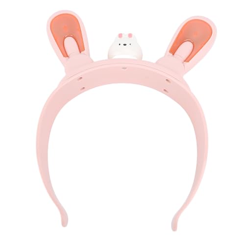 Leuchtendes Hasenohren-Haarband, Automatisch Schwingende LED-Hasenohren-Haarbänder für Mädchen, Mehrere Lichteffekte, Wiederaufladbare Kinder-Hasenohren-Haarreifen-Kopfbedeckung von Cuifati