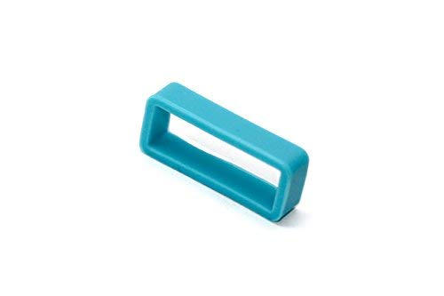 Ersatz-Uhrenarmband aus weichem Gummi, 22 mm, Blaugrün von Cuir De Lyon