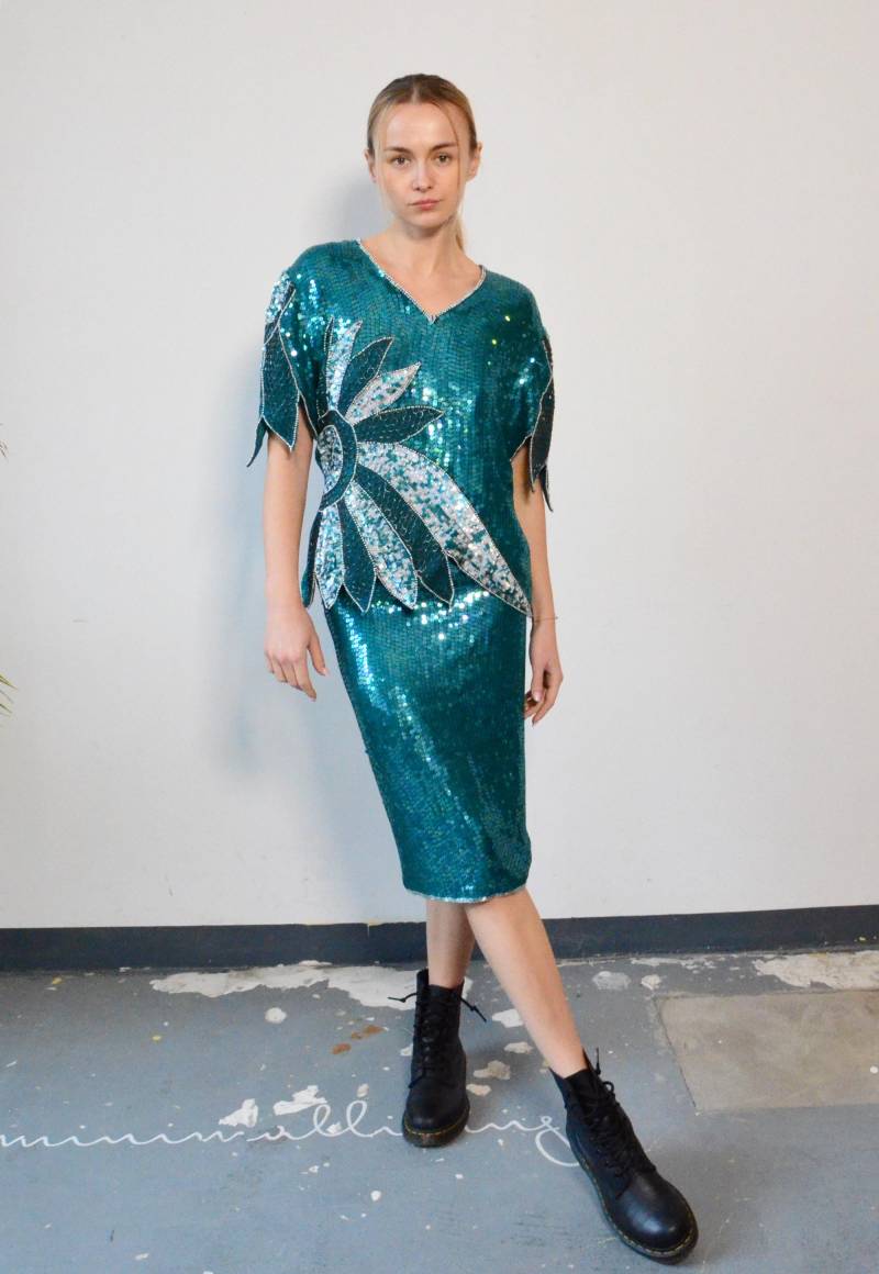 Wunderschönes Grünes Vintage Set Aus Den 80Ern von CukierPuderSC