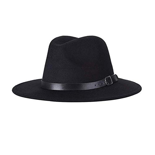 Culer Männer Frauen Panama-Hut-Gürtelschnalle Fedora-Hut Mit Wide Brim von CULER