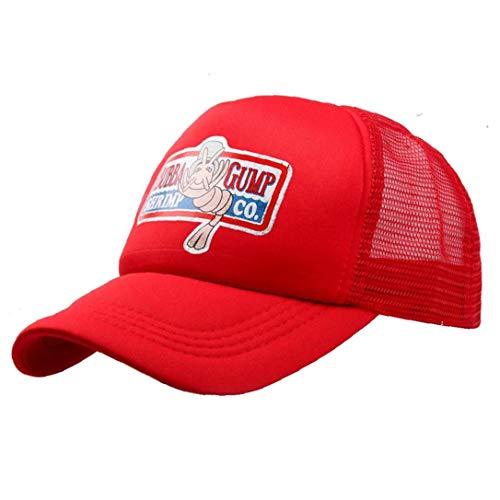 Unisex Sommer Hysteresen-Hut Forest Gump Shrimp-Hut Kult Baseball Trucker Cap Cosplay von Culer