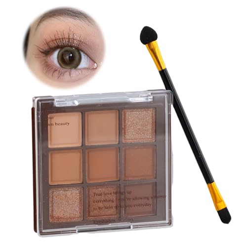 Lidschatten Palette, Nude Eyeshadow Palette, Professional Makeup Lidschattenpalette, Hochpigmentiert Lidschatten Gold Braun Eyeshadow, Schokolade, Matt Shimmer Weicher Glatter Puder von Culinavog