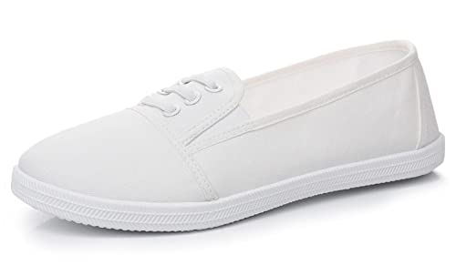 Cull4U Chop-Chop Canvas Slip-On Sneaker für Damen, Weiss/opulenter Garten, 38 EU von Cull4U