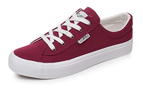 Cull4U Damen Tendency Lowtop Sneaker Schuhe, Burgunder, 38 EU von Cull4U