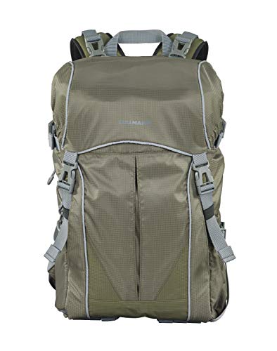 CULLMANN ULTRALIGHT 2in1 Daypack 600+ Foto-/Wanderrucksack mit Schultertasche, Innenmaß Kamerafach 240x190x120mm, olivgrün von Cullmann