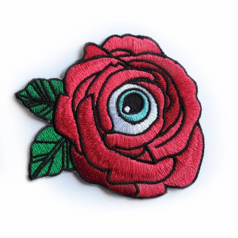 Rot Blume Meines Auges Aufbügeln Patch Rot Blume Meines Auges Aufbügeln Patch von CultFictionPress