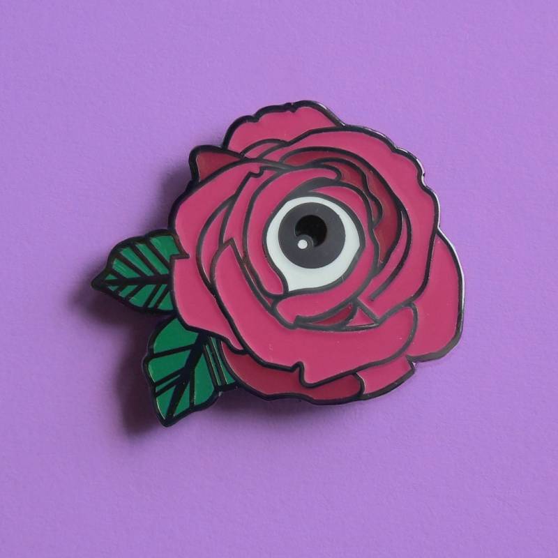 Rot Blume Meines Auges Emaille Pin Rot Blume Meines Auges Emaille Pin von CultFictionPress