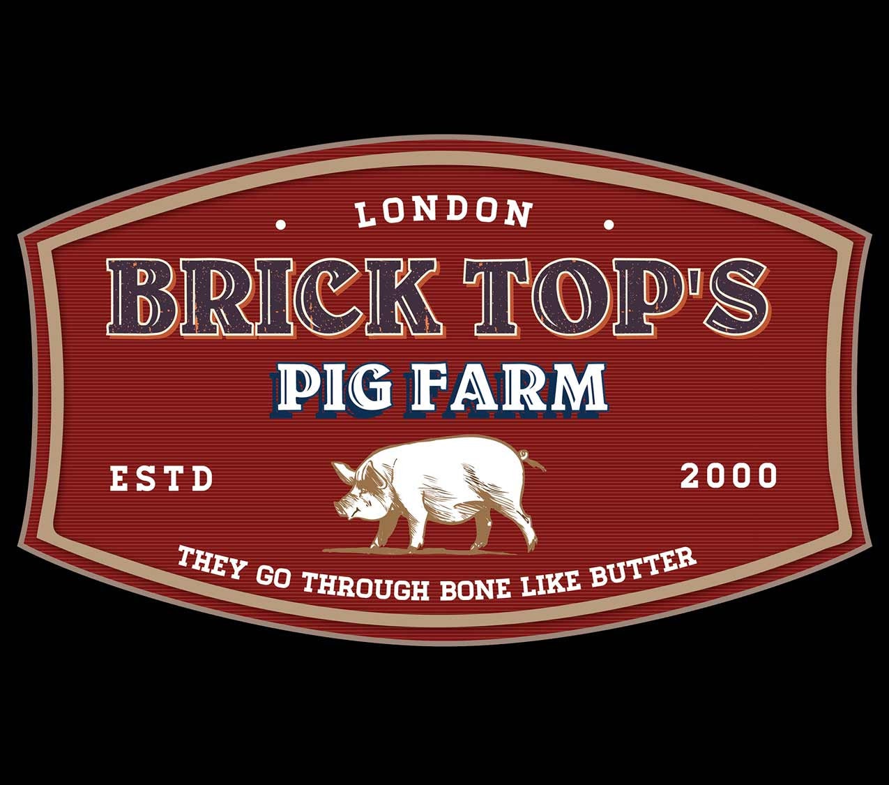 Snatch - Schweine Farm Film T-Shirt Von Brick Top Snatch - Schweine Farm Film T-Shirt Von Brick Top von Cultprojector