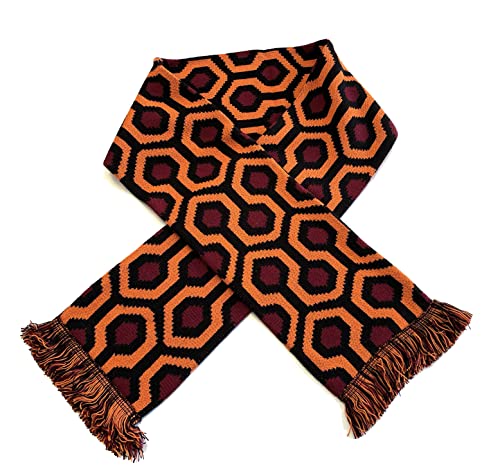 Cultzilla Schal mit Übersichtsmuster, inspiriert von The Shining, Red, One size von Cultzilla