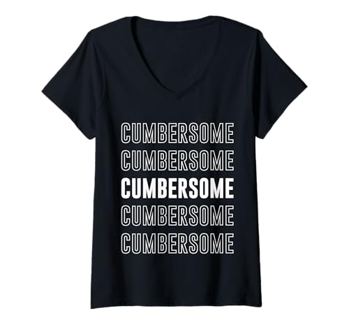 Damen Umständlich T-Shirt mit V-Ausschnitt Damen Umständlich T-Shirt mit V-Ausschnitt von Cumbersome Apparel