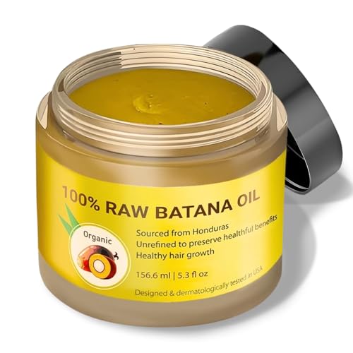 Rohes Batana-Öl für das Haarwachstum, 156,6 ml, reine, natürliche, tiefenpflegende Behandlung, stärkt Reparaturen und fördert das Wachstum von Haaren für Männer und Frauen, ideal für alle Haartypen Rohes Batana-Öl für das Haarwachstum, 156,6 ml, reine, natürliche, tiefenpflegende Behandlung, stärkt Reparaturen und fördert das Wachstum von Haaren für Männer und Frauen, ideal für alle Haartypen von Cunegra
