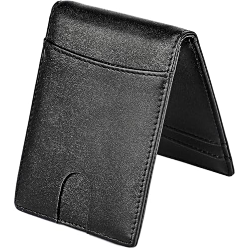 Herrenbrieftasche, schlanker minimalistischer Vordertaschenkartenhalter mit ID-Fenster Spring Metallgeld Clip Fashion Falten Sie leicht zu tragen Männer Brieftasche Kohlefaser Anti-Diebstahl-Brieftas Herrenbrieftasche, schlanker minimalistischer Vordertaschenkartenhalter mit ID-Fenster Spring Metallgeld Clip Fashion Falten Sie leicht zu tragen Männer Brieftasche Kohlefaser Anti-Diebstahl-Brieftas von Cunlvyyds