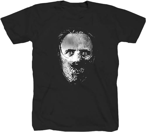 Hannibal Lecter FBI Halloween Saw Horror Cannibale Film Series Cult Black T-Shirt Shirt Black MBlackM von Cupcafe