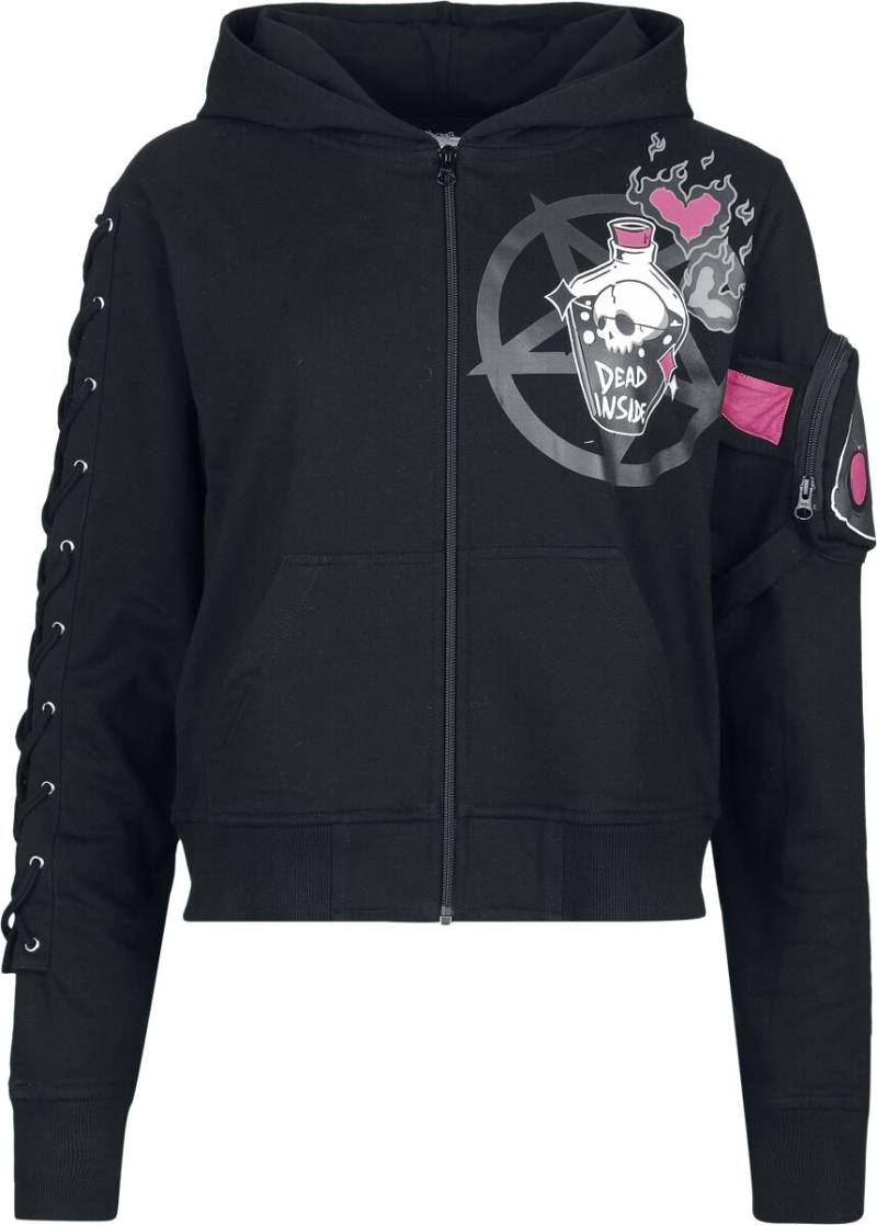 Cupcake Cult Death Potion Hood Kapuzenjacke schwarz in S von Cupcake Cult