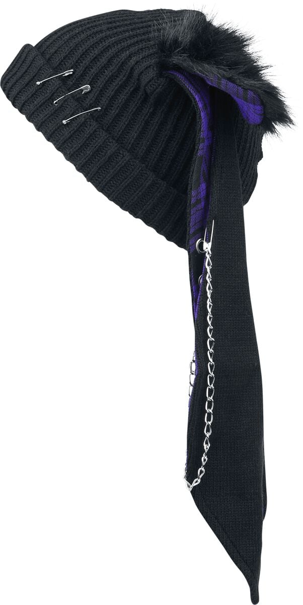 Cupcake Cult Mütze - Rini Hat - schwarz/lila von Cupcake Cult