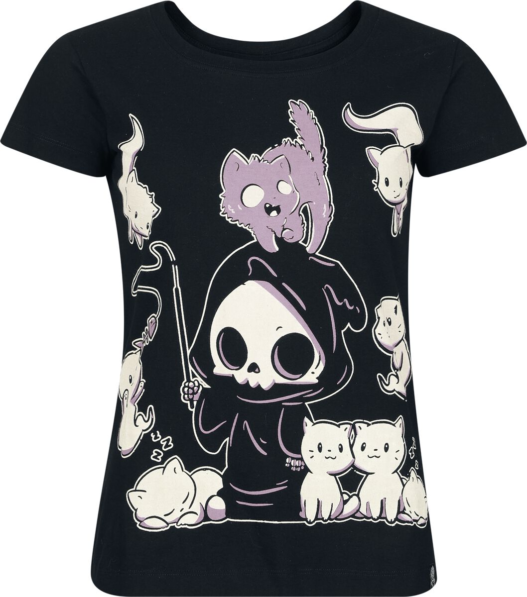 Cupcake Cult Nine Lives T-Shirt T-Shirt schwarz in XXL von Cupcake Cult