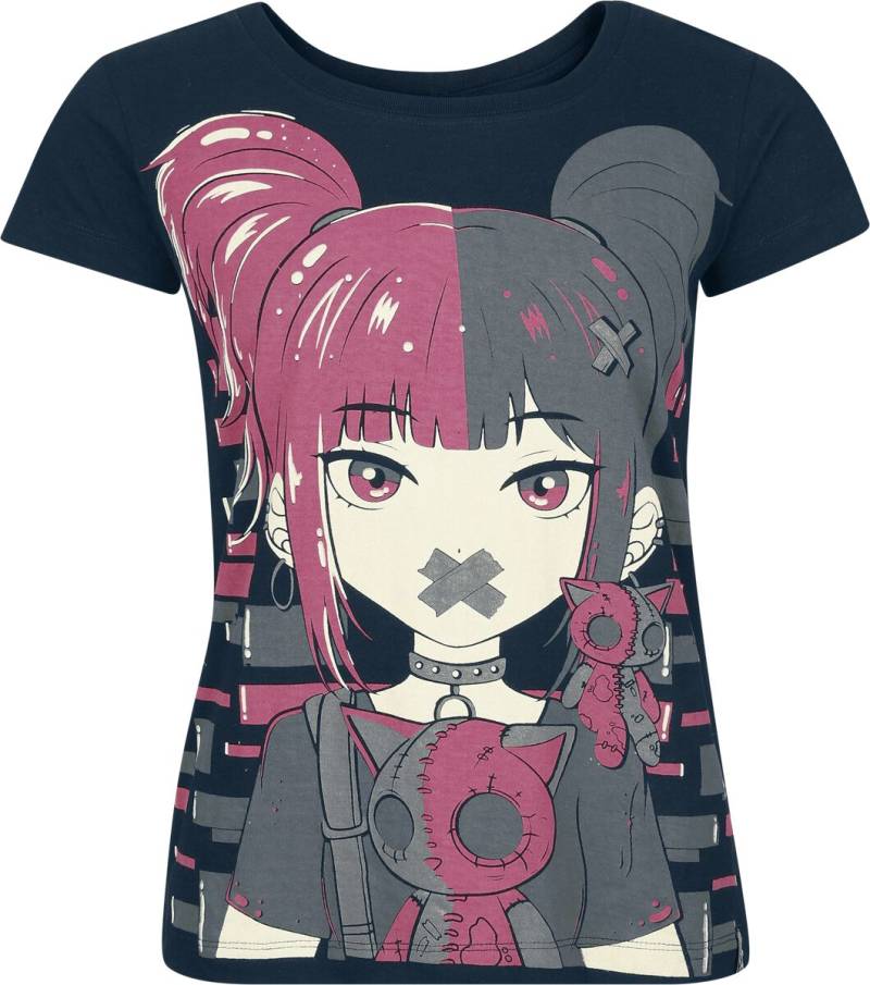 Cupcake Cult T-Shirt - Cute Goth T-Shirt - XS bis 4XL - für Damen - Größe 3XL - schwarz von Cupcake Cult