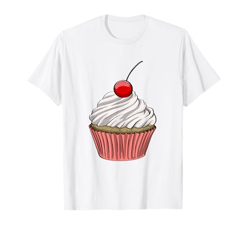 Cherry Cup Cakes Lustige Frauen backen Muffins Love T-Shirt von Cupcakes By Vm