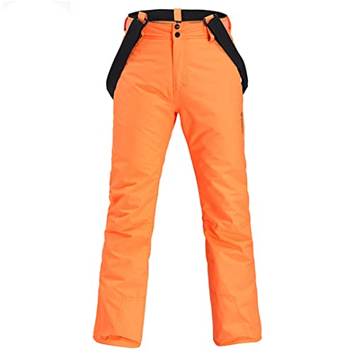 Skihose Damen Winter Sport Outdoor Verdickung Hose Männer Winddicht Wasserdicht Warm Snowboard Hose Sport Warm Orange L von Cupgriade