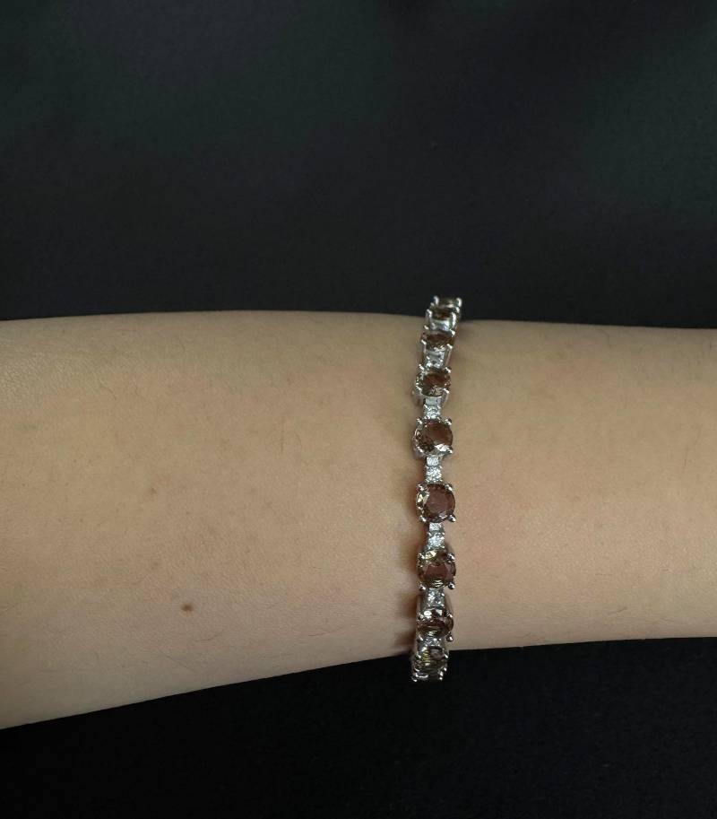 Farbwechsel Edelstein Armband | 925 Sterling Silber Türkisch Design Geschenk Für Sie von CupidaJewellery