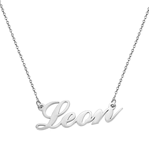 Cupimatch Personalisierte Namenskette Damen, Namen Kette Halskette Geschenk für Freundin, Mutter, Schwester von Cupimatch