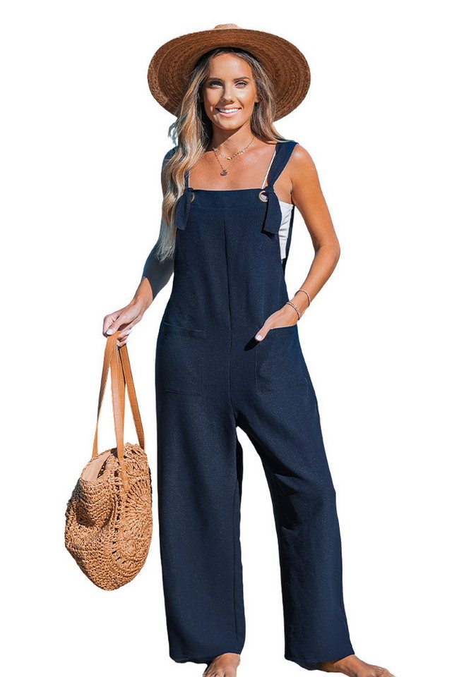 Cupshe Jumpsuit Selbstbindender Riemen weites Bein von Cupshe