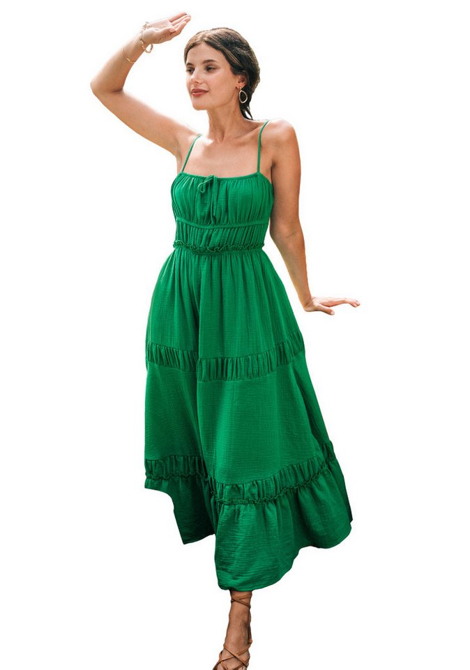 Cupshe Maxikleid Ärmelloses Quadratisches Dekolleté von Cupshe