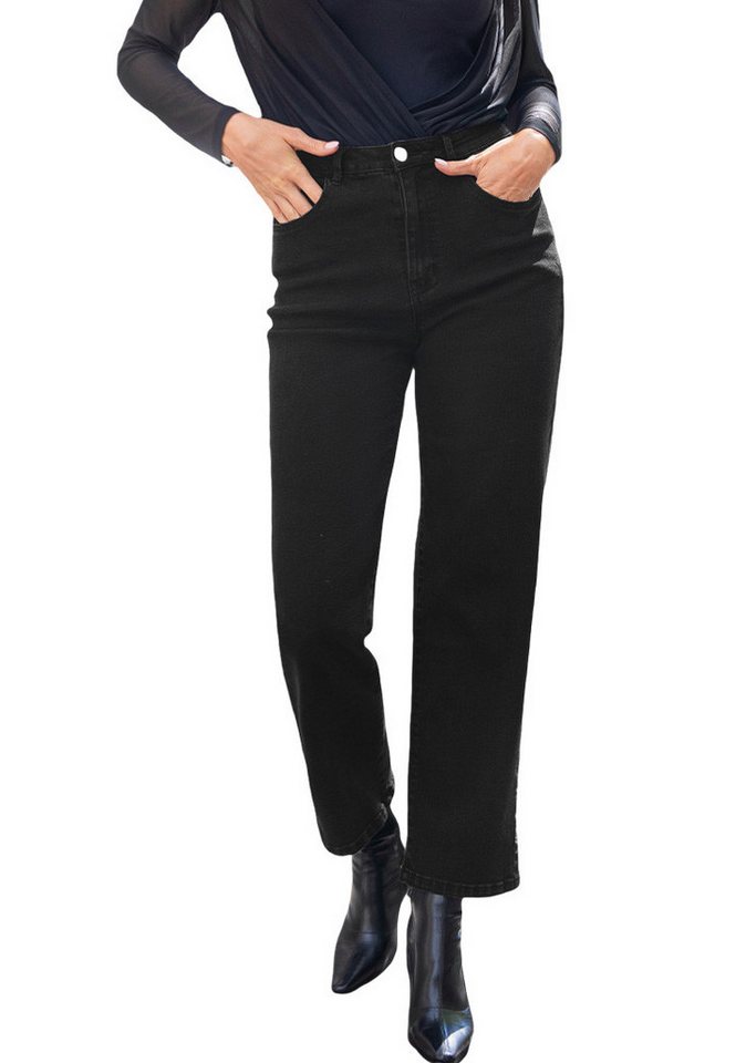 Cupshe Straight-Jeans Hohe Taille Straight-Leg-Jeans von Cupshe