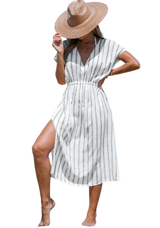 Cupshe Strandkleid Midi-Kleid mit Seitenschlitz von Cupshe