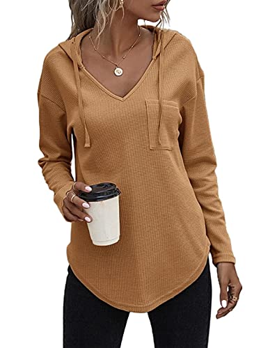 Cuptacc Hoodie Damen Sweatshirt Hooded Jacket Hoodie Long Sleeve Sport Style Casual Fitness Basic Training Kamel L Cuptacc Hoodie Damen Sweatshirt Hooded Jacket Hoodie Long Sleeve Sport Style Casual Fitness Basic Training Kamel L von Cuptacc
