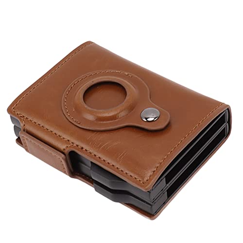 Cuque Business-Brieftasche, Aluminiumlegierung und PU-RFID-Kartenschlitz-Brieftaschenclip für Rechnung (Aprikose) von Cuque