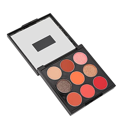 Matter Glitzer-Lidschatten, Hochpigmentierte Lidschatten-Palette für Make-up-Künstler-Puderräume (04#) von Cuque