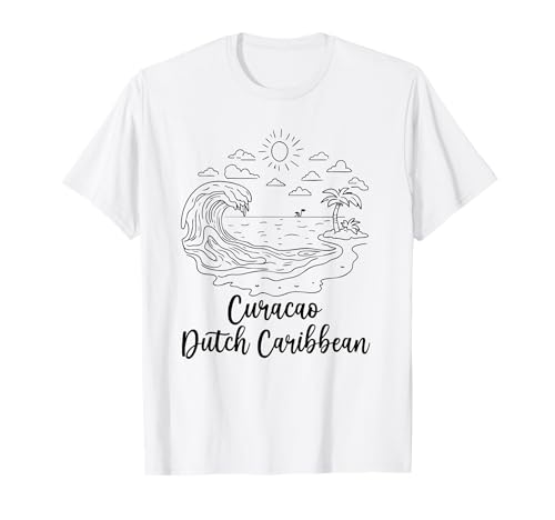 Curacao Karibik niederländisches Souvenir Urlaub Erinnerung Männer Frauen T-Shirt von Curacao Caribbean Dutch Reminde