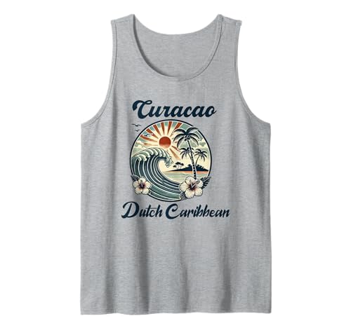 Curacao Karibik niederländisches Souvenir Urlaub Erinnerung Männer Frauen Tank Top von Curacao Caribbean Dutch Reminde