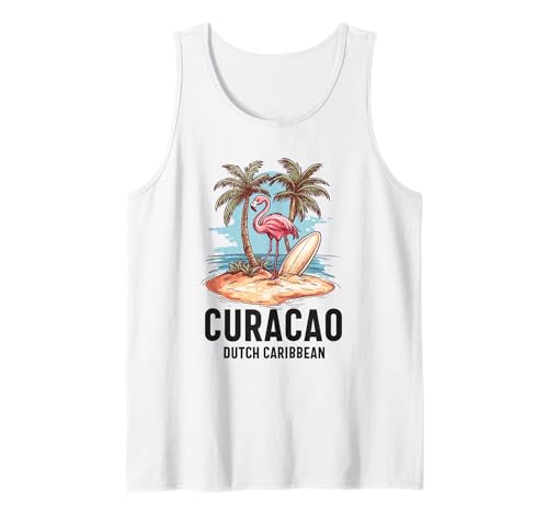 Curacao Karibik niederländisches Souvenir Urlaub Erinnerung Männer Frauen Tank Top von Curacao Caribbean Dutch Reminde
