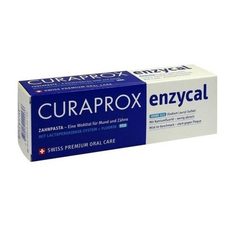 Curaden Germany GmbH Zahnpasta CURAPROX enzycal 950 Fluorid extra milde Zahnpasta, 75 ml Curaden Germany GmbH Zahnpasta CURAPROX enzycal 950 Fluorid extra milde Zahnpasta, 75 ml von Curaden Germany GmbH