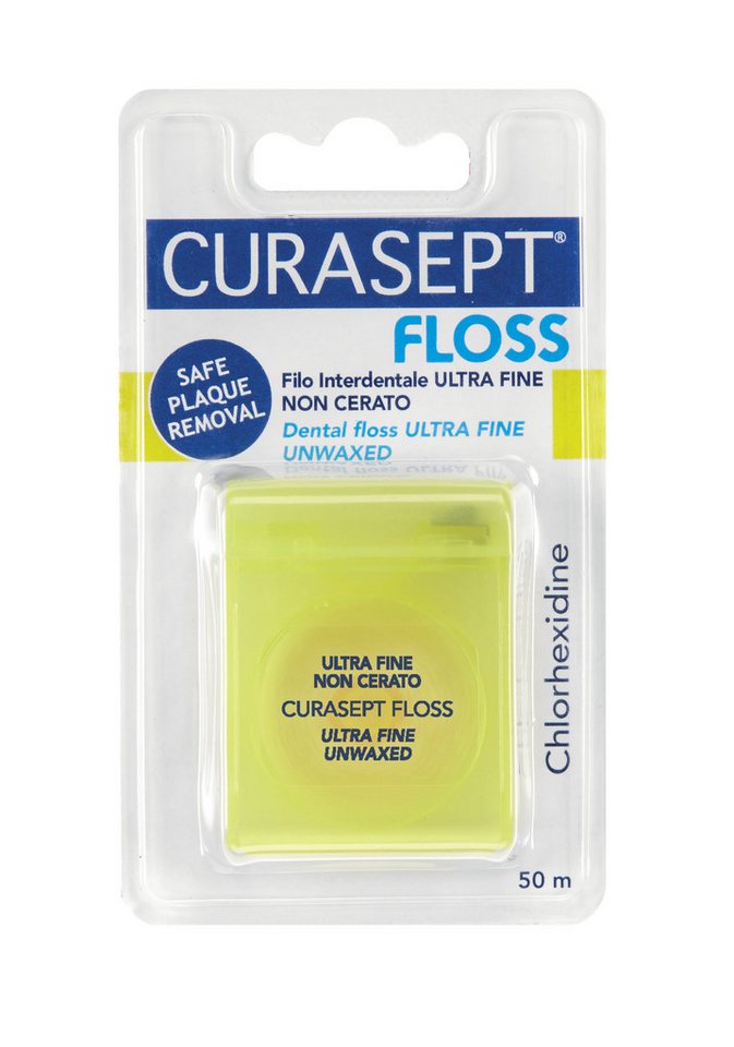 Curasept Zahnseide Curasept Zahnseide ungewachst ultrafein mit CHX 50 m von Curasept