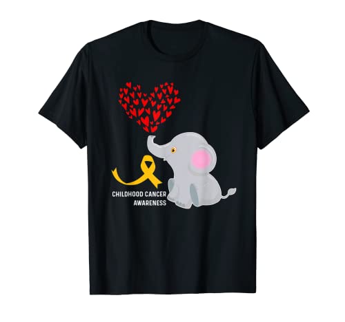 Kindheit Krebs Bewusstsein - Elefant Kinder Krebs T-Shirt Kindheit Krebs Bewusstsein - Elefant Kinder Krebs T-Shirt von Cure Childhood Cancer Products