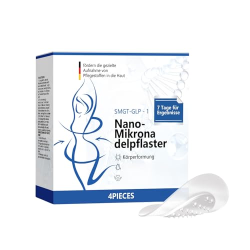 Cureluxe Glp-1 Nano-Mikronadel-Aufnäher – Körperpflaster für Frauen, 4 Stück von Cureluxe