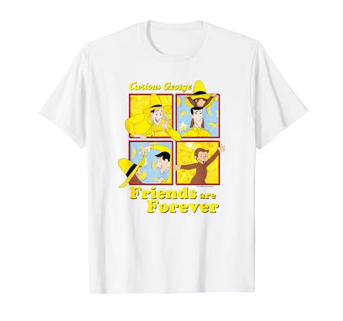 Curious George The Man with the Yellow Hat Friends Forever T-Shirt von Curious George