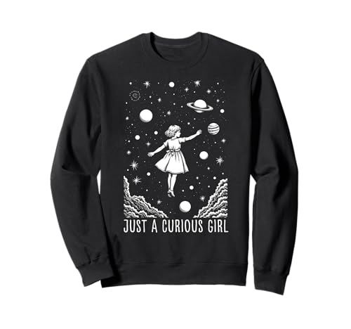Just a Curious Girl - Für kluge & neugierige Mädchen Sweatshirt von Curious Girl Club