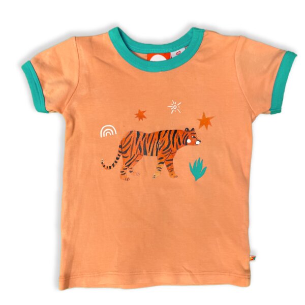 Curious Stories T-shirt für Kinder aus Bio-Baumwolle mit dem coolen Tiger Print von Curious Stories