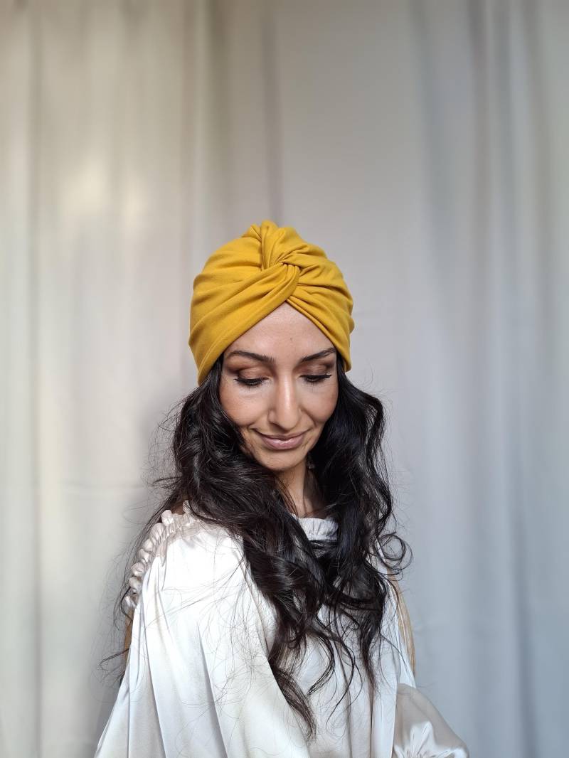 Turban Für Damen/Doppellagig/Chemo/Alopezie/Leukämie von Curliaa