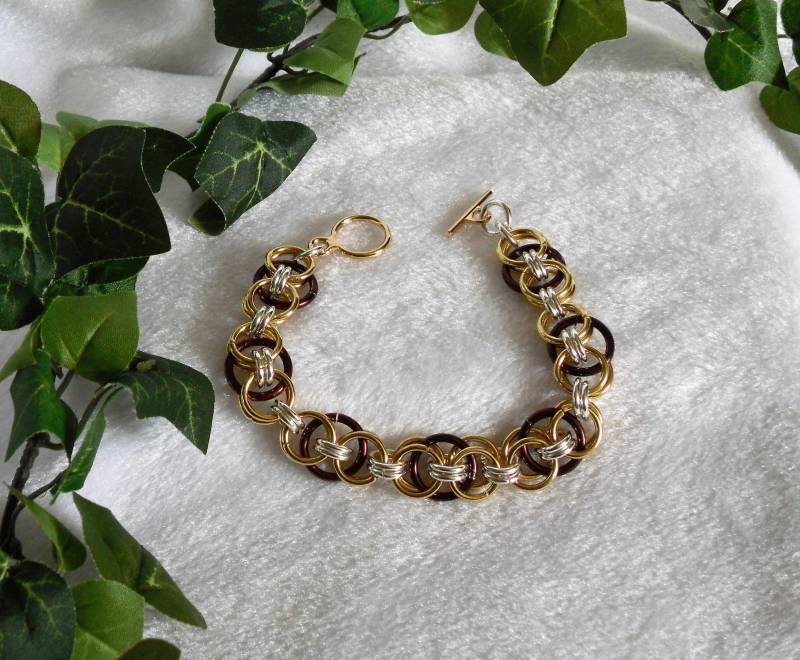 S'mores Helm Chain Armband B-134 von CurlingIvy