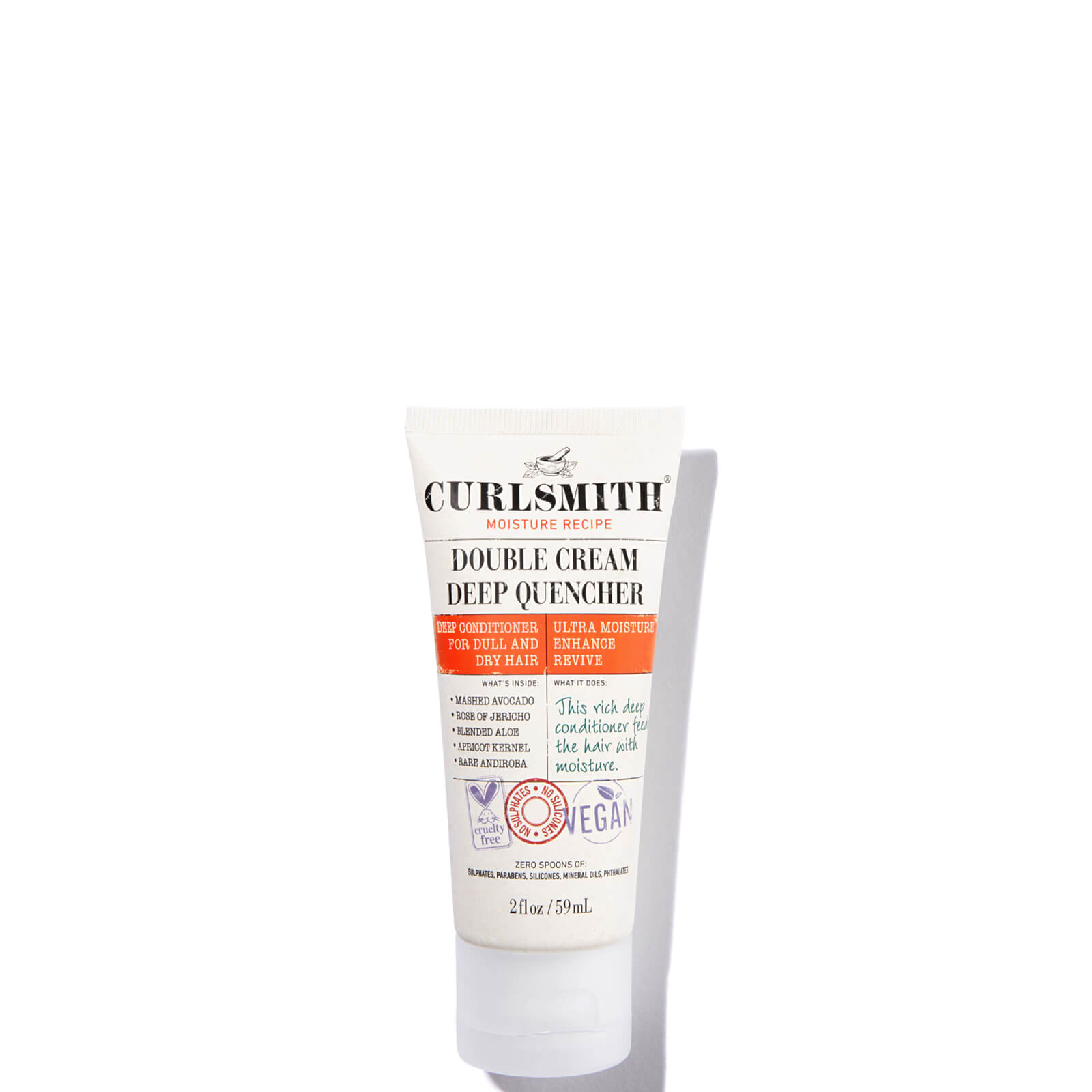 Curlsmith Double Cream Deep Quencher Travel Size 59ml von Curlsmith