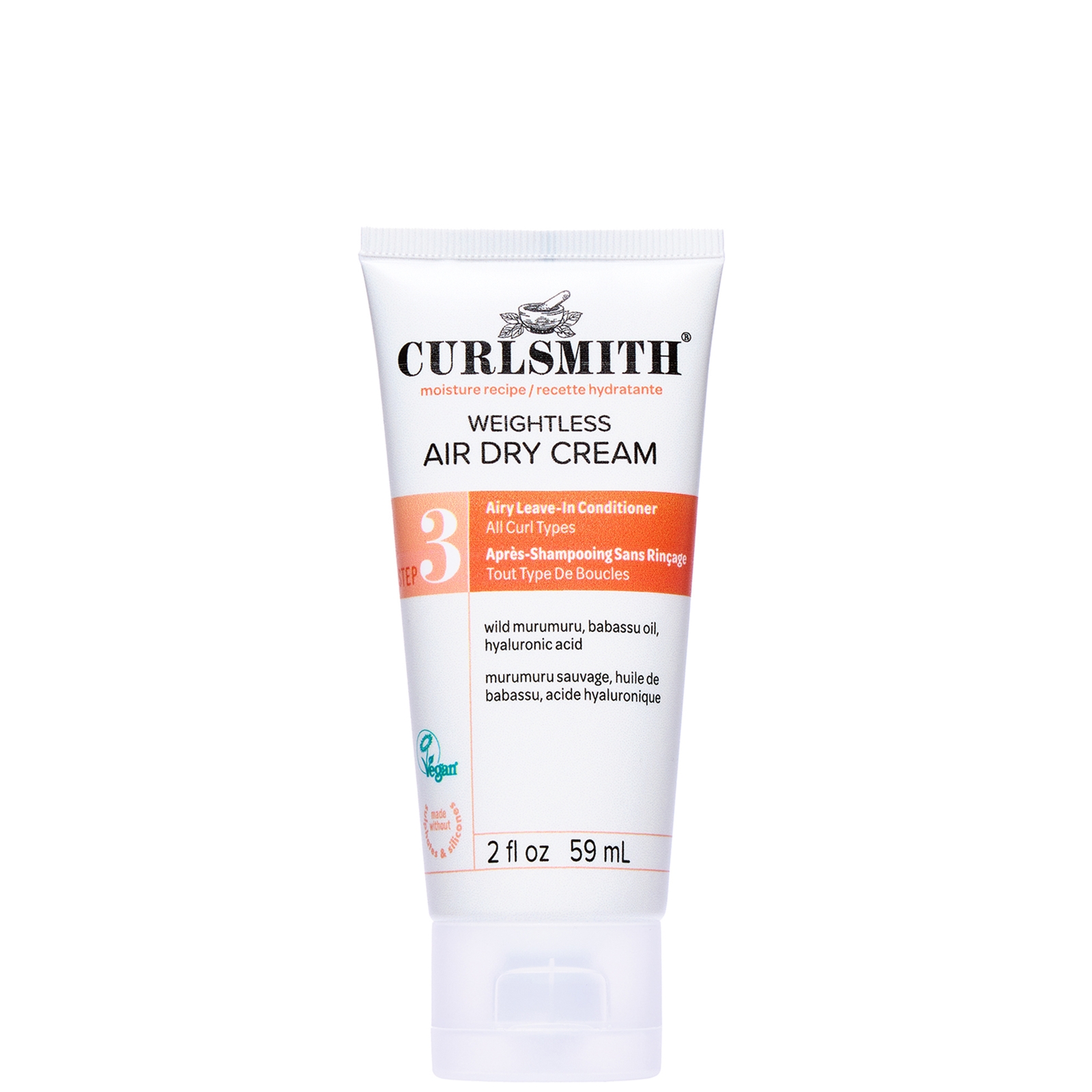 Curlsmith Weightless Air Dry Cream Trial Size 59ml von Curlsmith